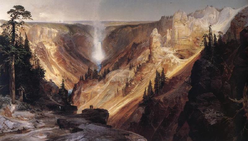 Moran, Thomas The Grand Canyon of the Yellowstone Norge oil painting art